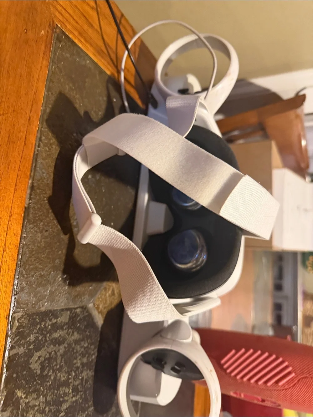 Meta Quest 2 Wireless VR Headset and Controllers - White with charging port